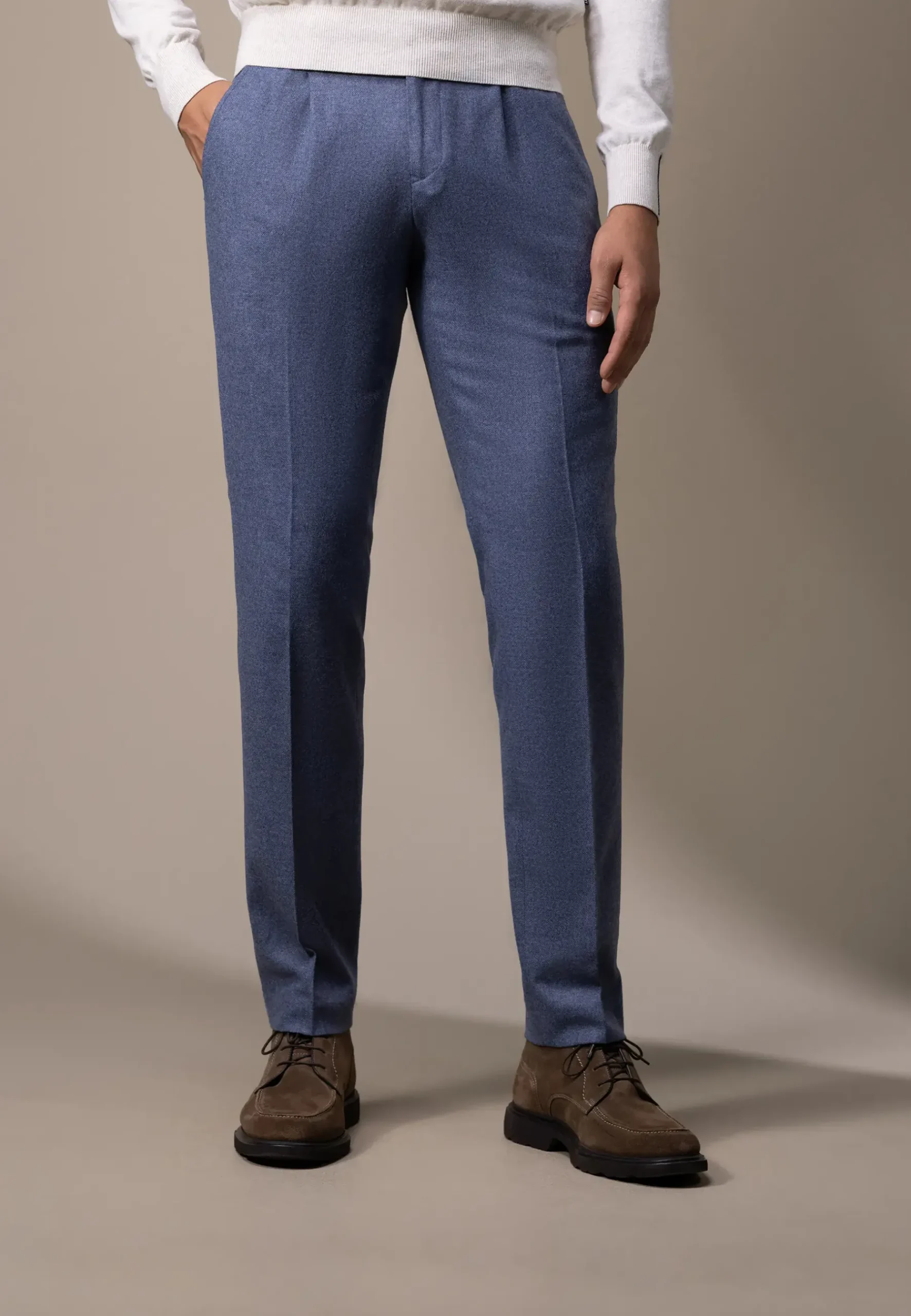 Hot ATELIER chino in stretchstof met elastische band Broeken