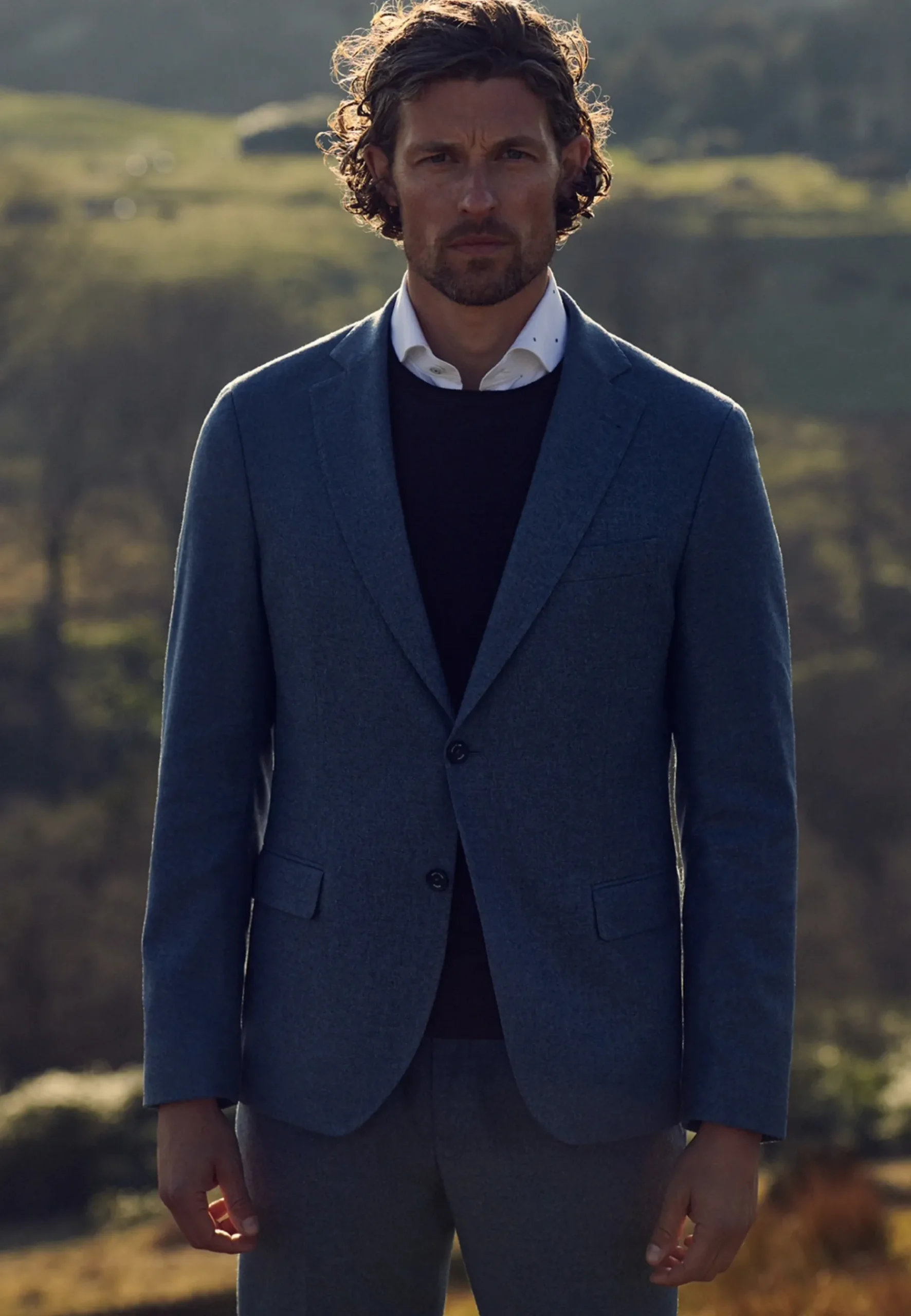 Hot ATELIER chino in stretchstof met elastische band Broeken