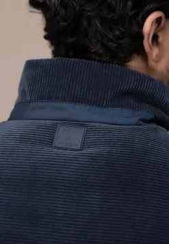 Hot ATELIER corduroy bodywarmer met hoge kraag Bodywarmers