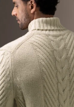 Clearance ATELIER kabelgebreide coltrui Truien