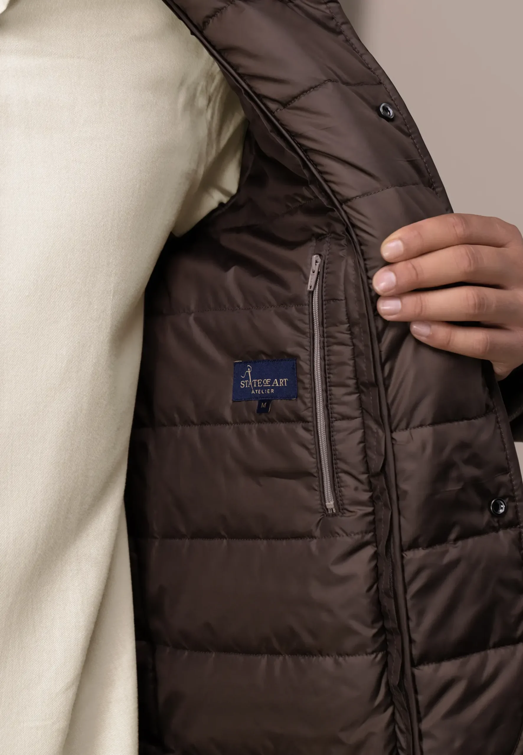 ATELIER mantel met knoopsluiting Jassen