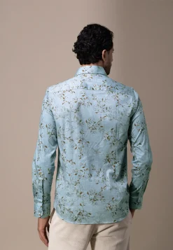 Best ATELIER overhemd met bladprint Overhemden