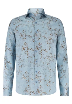 Best ATELIER overhemd met bladprint Overhemden