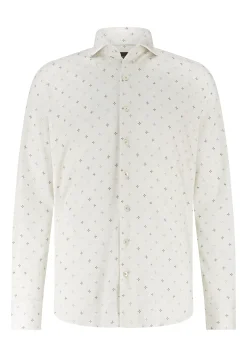 Clearance ATELIER overhemd met microprint Overhemden