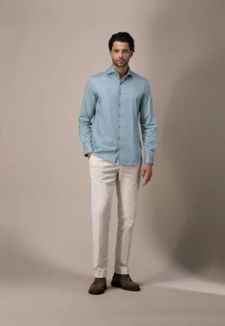 Online ATELIER overhemd met subtiele print Overhemden