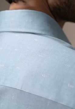 Online ATELIER overhemd met subtiele print Overhemden