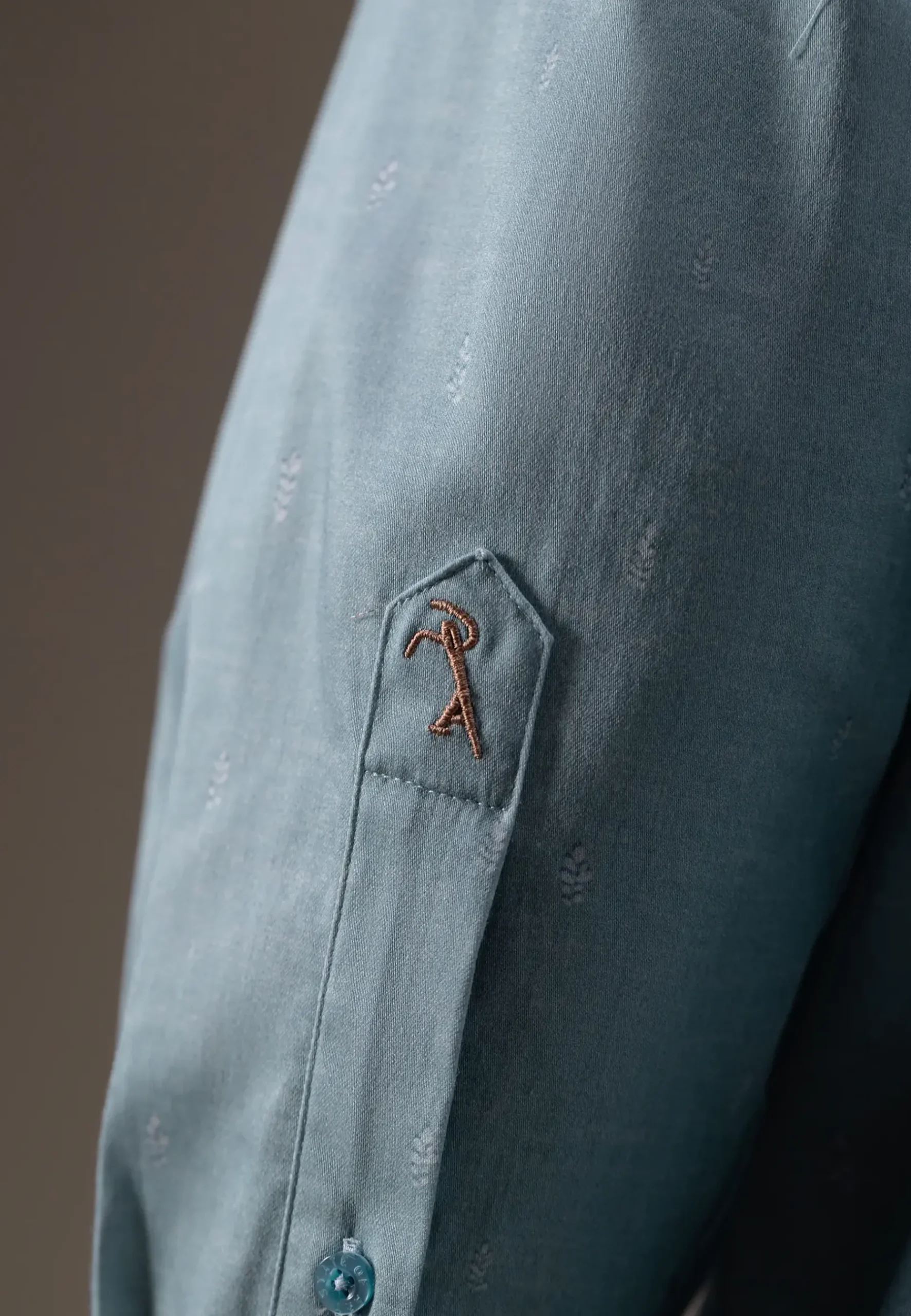 Online ATELIER overhemd met subtiele print Overhemden