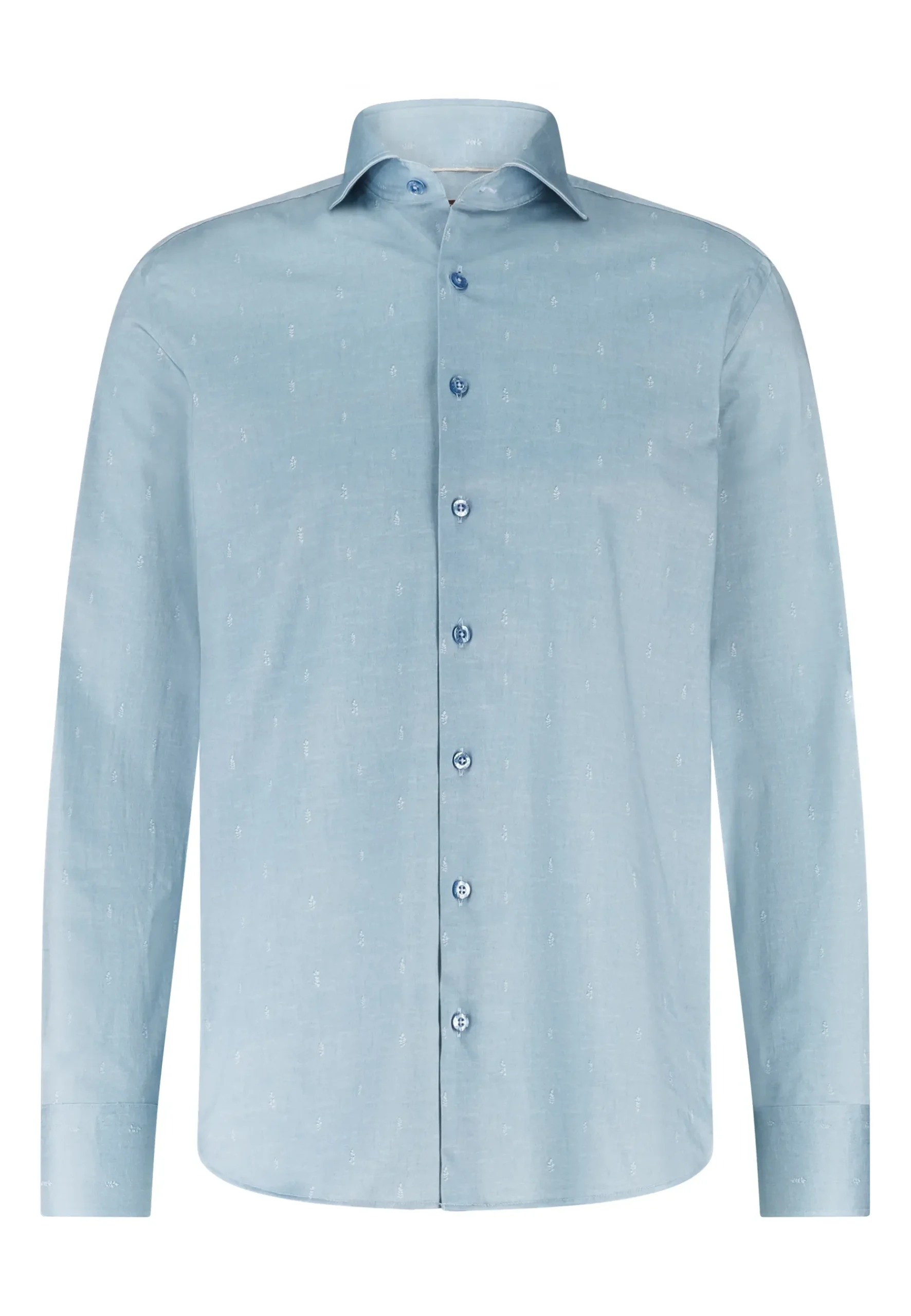 Online ATELIER overhemd met subtiele print Overhemden