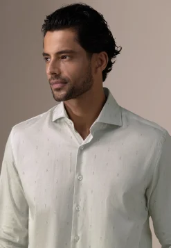 ATELIER overhemd met subtiele print Overhemden