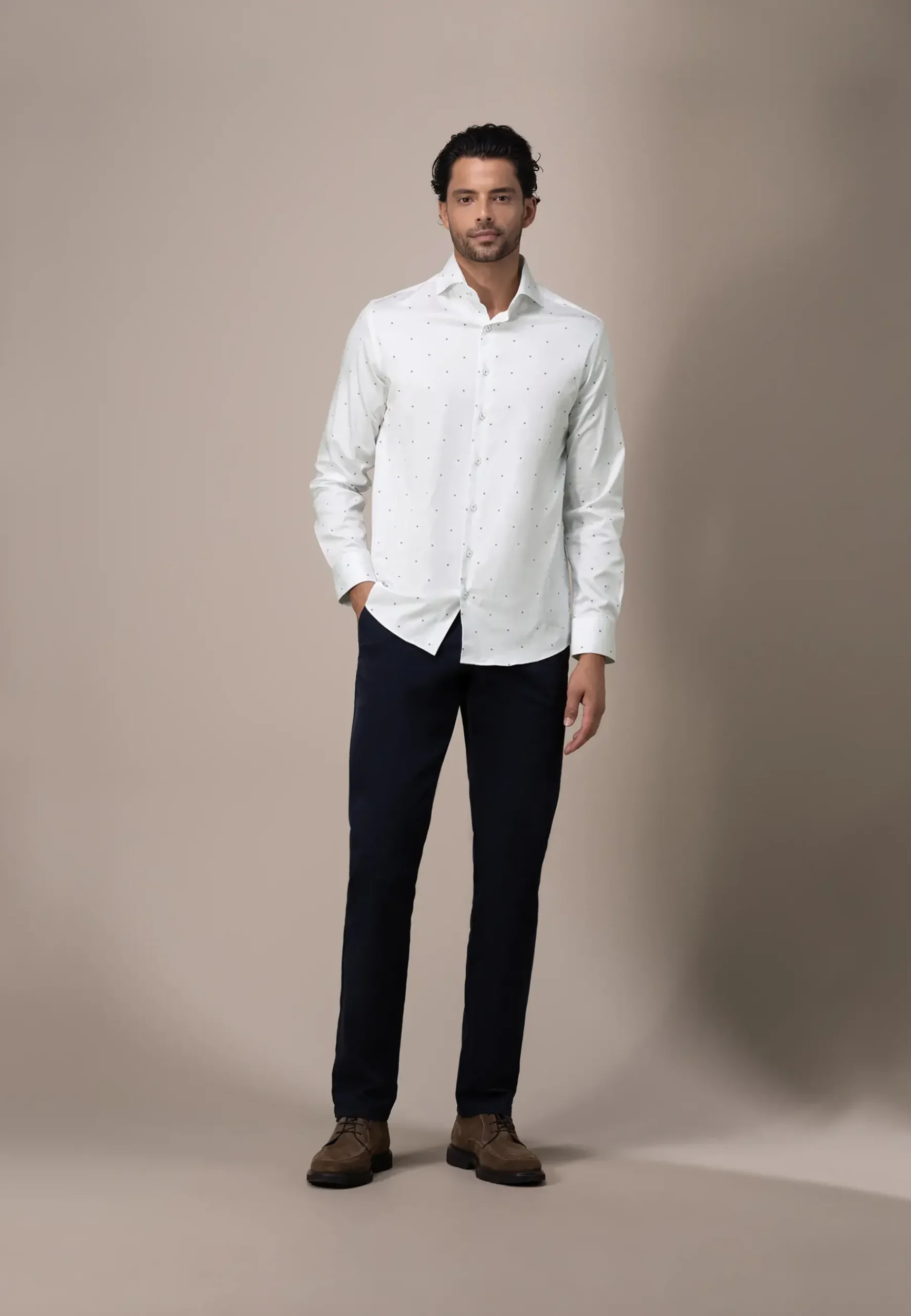 Outlet ATELIER overhemd van satijnstof Overhemden