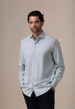 Online ATELIER twill overhemd met ruitdessin Overhemden