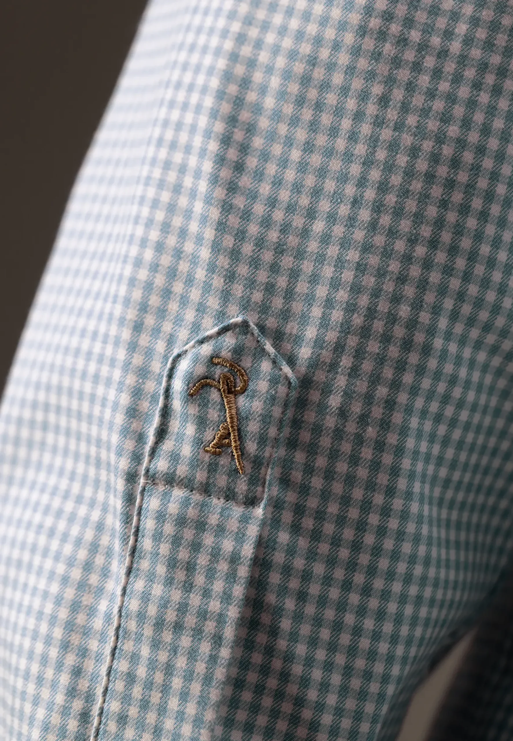 Online ATELIER twill overhemd met ruitdessin Overhemden