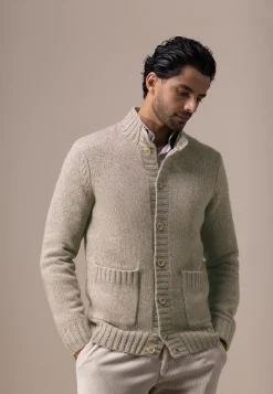 Best ATELIER vest met grove structuur Vesten