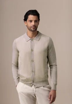 Outlet ATELIER vest met suèdelook details Vesten