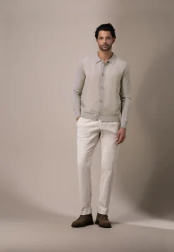 Outlet ATELIER vest met suèdelook details Vesten