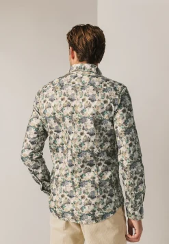 New Biologisch katoenen overhemd met print Overhemden