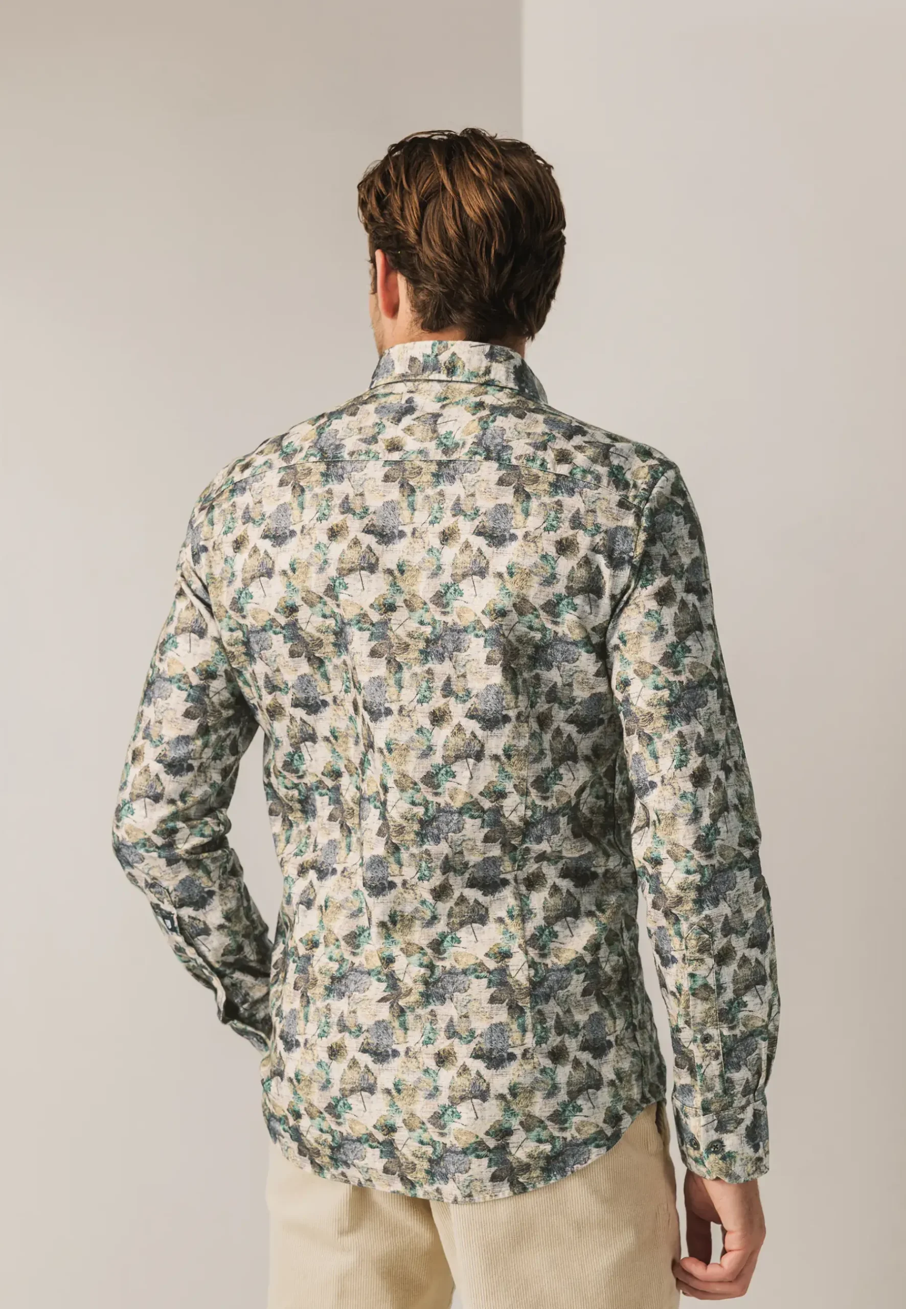 New Biologisch katoenen overhemd met print Overhemden