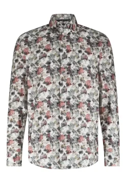 Clearance Biologisch katoenen overhemd met print Overhemden