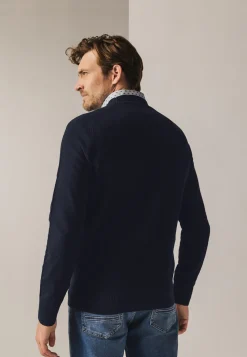 Online Biologisch katoenen trui met structuur Truien