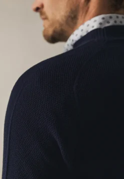 Online Biologisch katoenen trui met structuur Truien