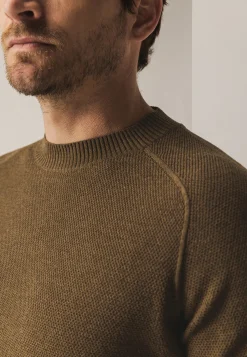 Biologisch katoenen trui met structuur Truien