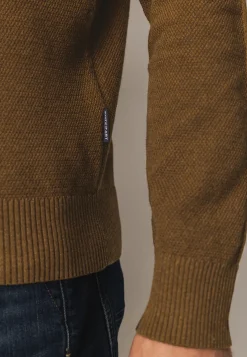 Biologisch katoenen trui met structuur Truien