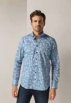 Sale Button-down overhemd met botanische print Overhemden