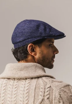 Online City Sport flat cap met visgraatmotief Petten & Mutsen