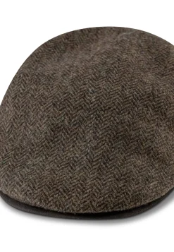 New City Sport flat cap met visgraatmotief Petten & Mutsen