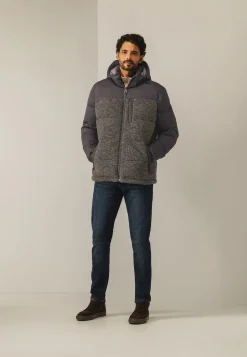 Outlet Comfortabele jas met teddy-accenten Jassen