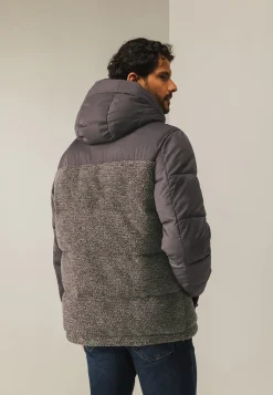 Outlet Comfortabele jas met teddy-accenten Jassen