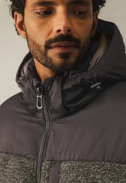 Outlet Comfortabele jas met teddy-accenten Jassen