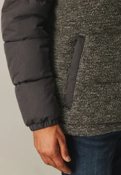 Outlet Comfortabele jas met teddy-accenten Jassen