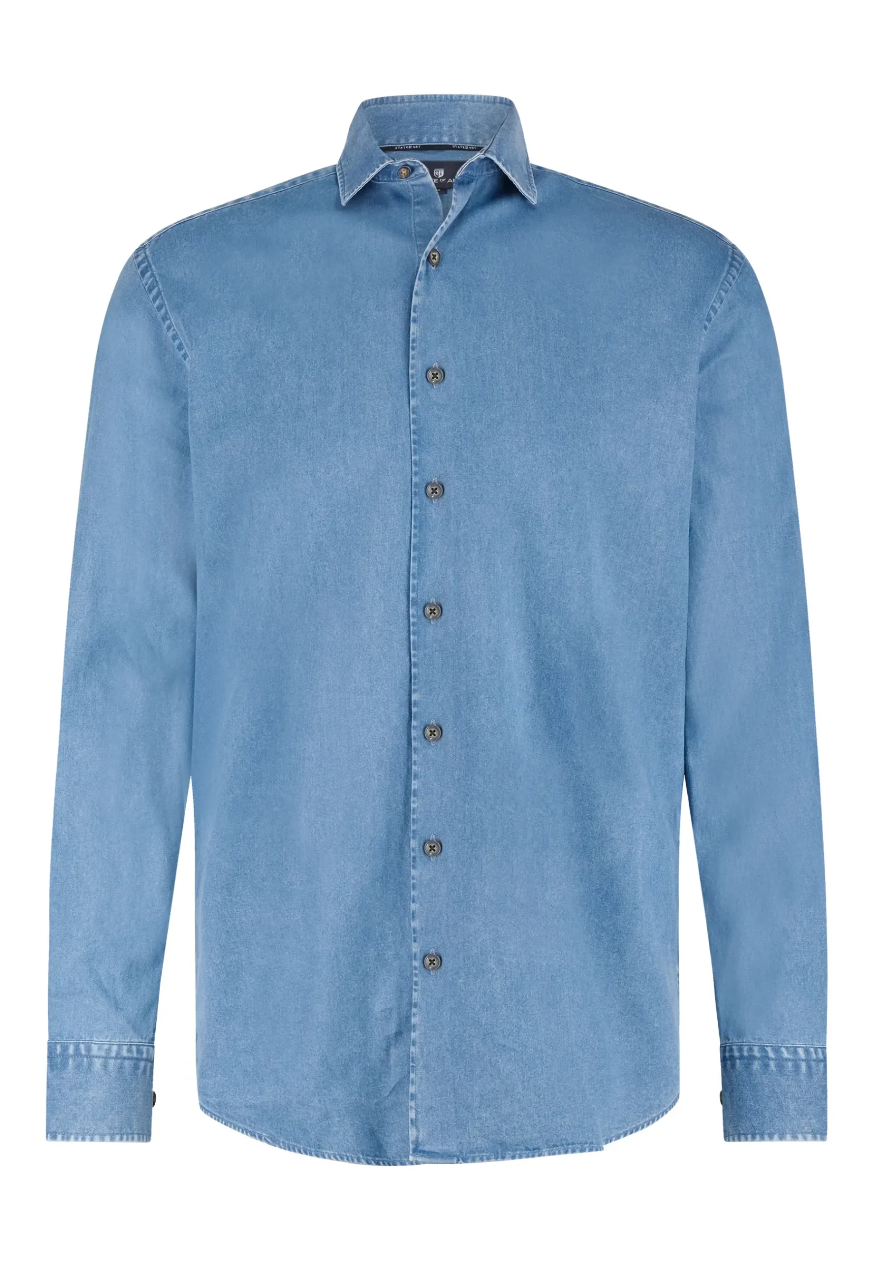 Outlet Denim overhemd van katoen Overhemden