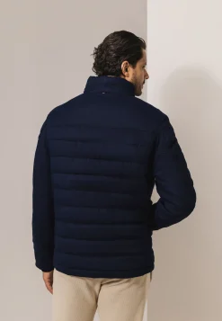 Sale Doorgestikte jas met teddyvoering Jassen