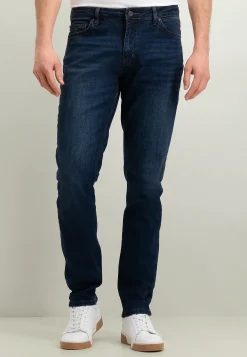 Clearance DRIVER tapered fit 5-pocket van stretchdenim Jeans|Broeken