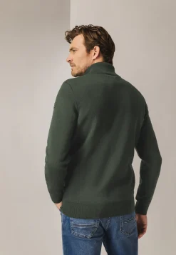 New Dubbelgebreid vest met steekzakken Vesten