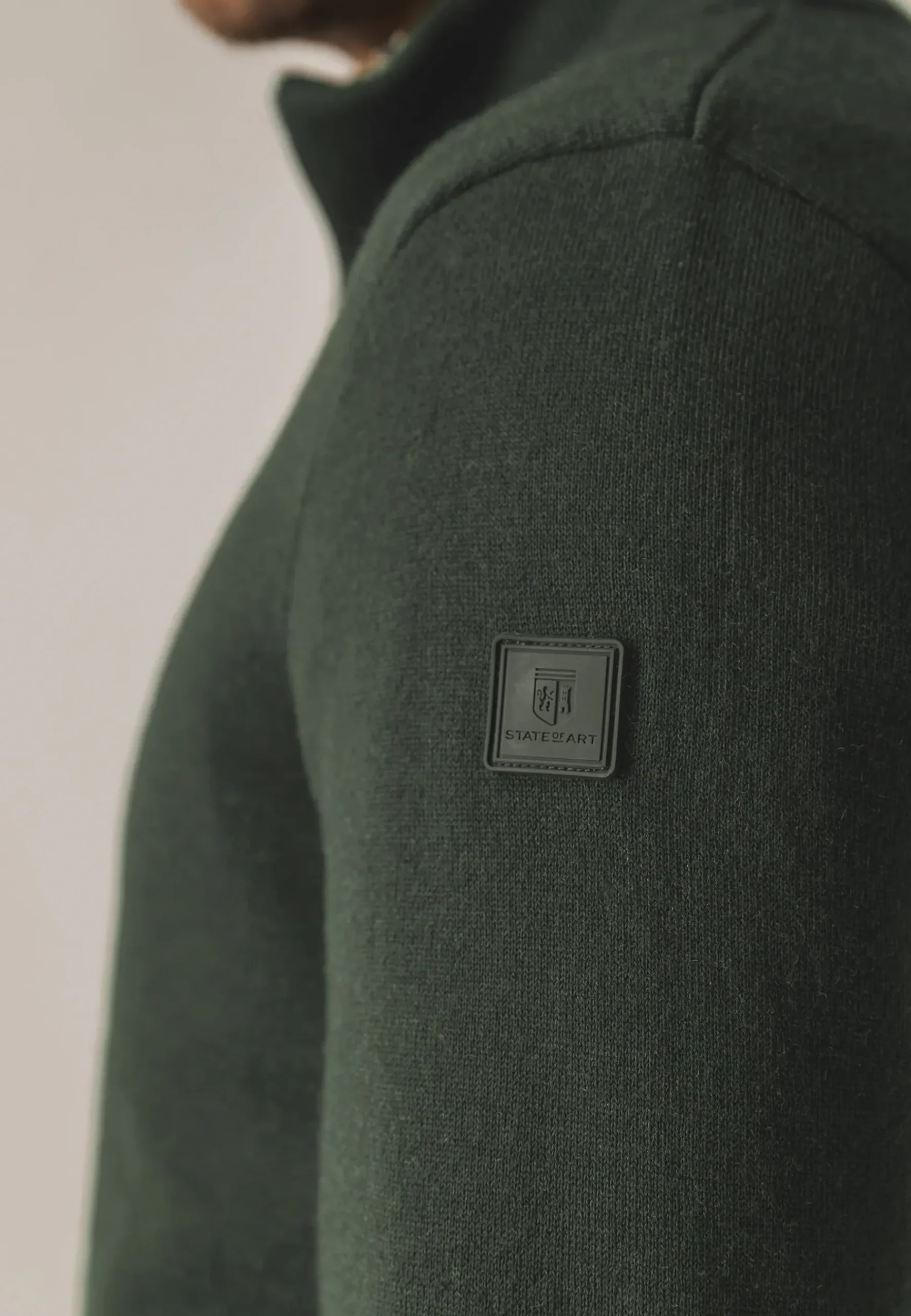 New Dubbelgebreid vest met steekzakken Vesten