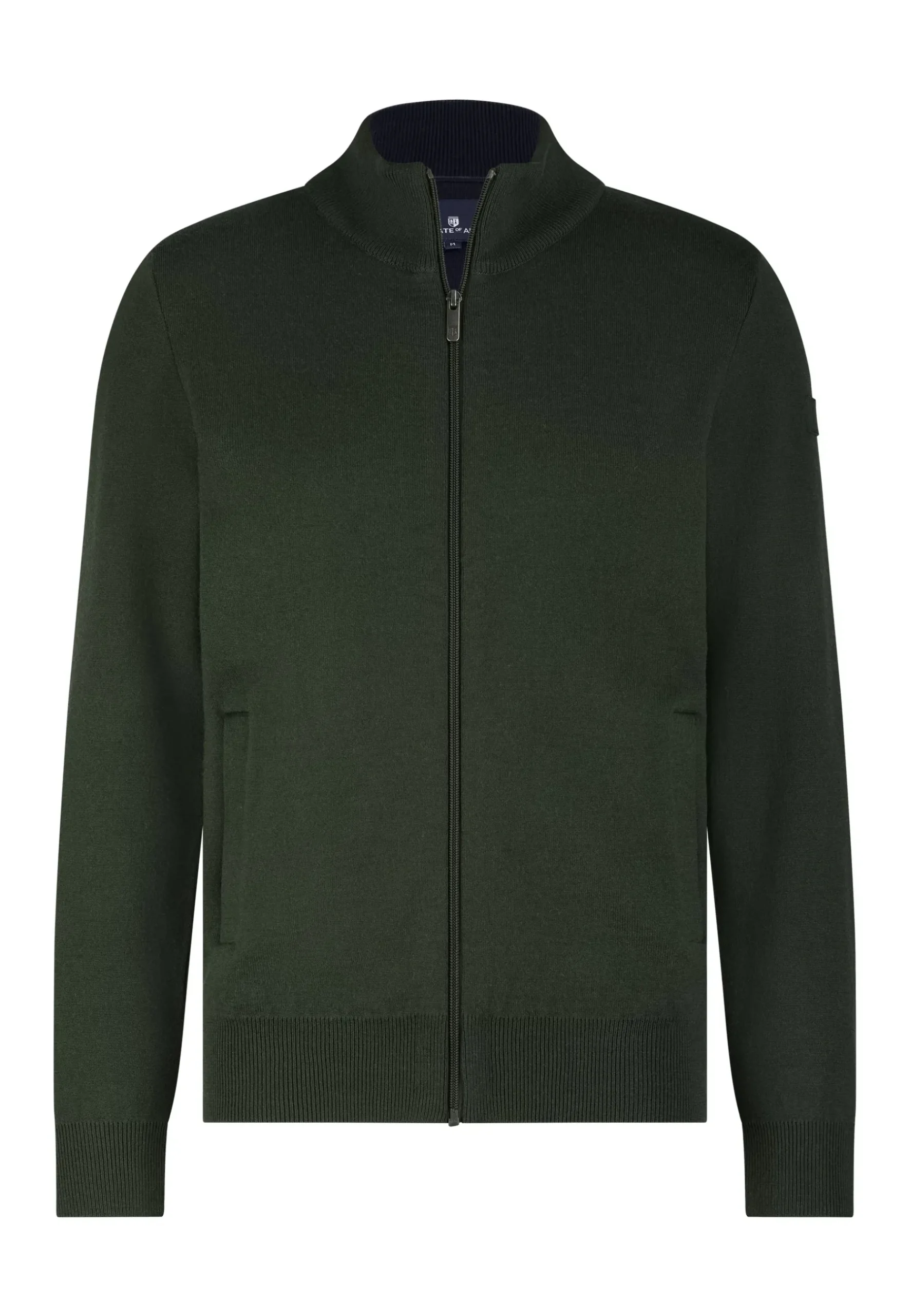 New Dubbelgebreid vest met steekzakken Vesten