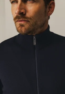 Best Dubbelgebreid vest met steekzakken Vesten