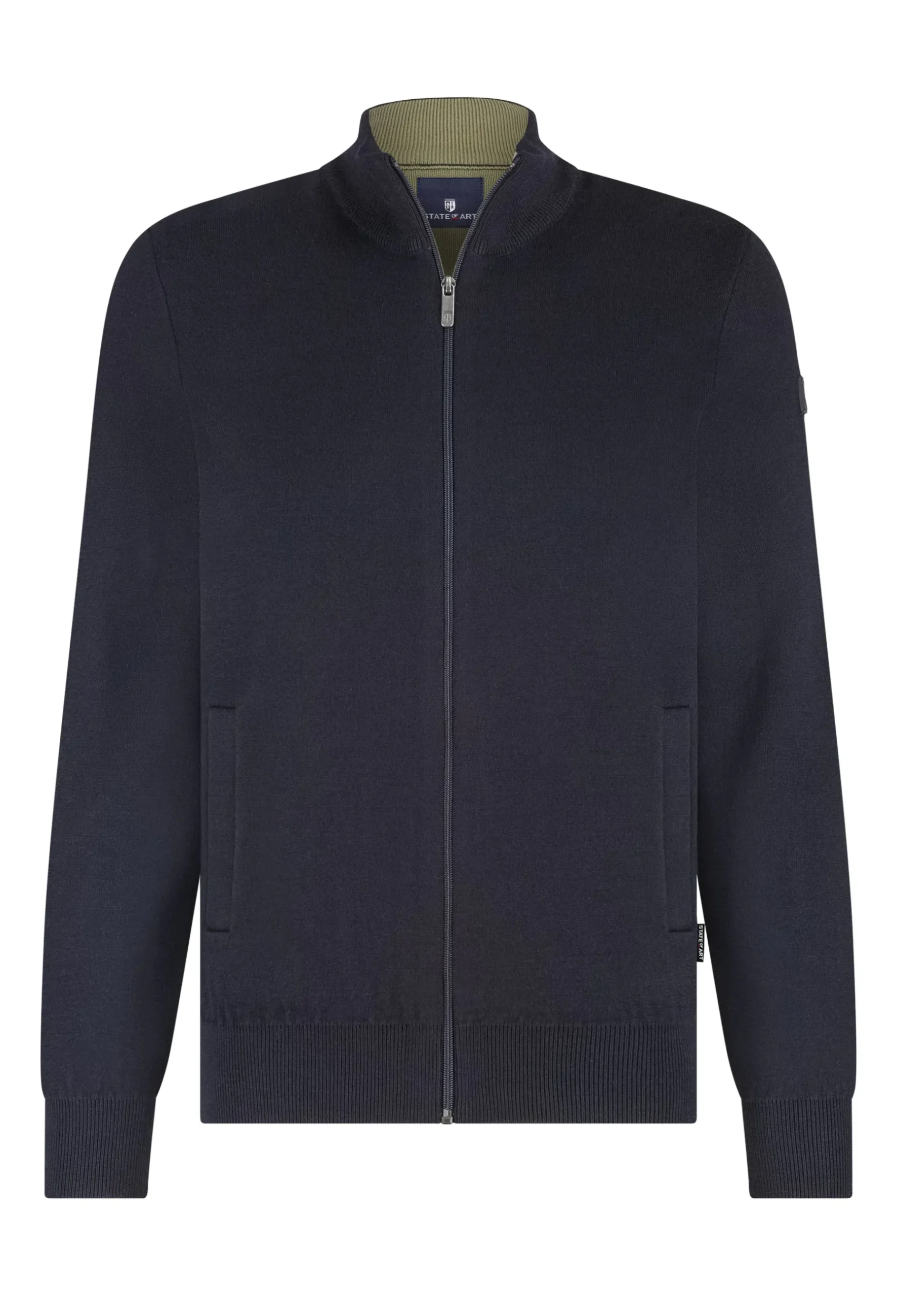 Best Dubbelgebreid vest met steekzakken Vesten