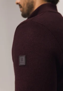 Dubbelgebreid vest met steekzakken Vesten