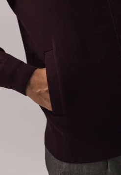 Dubbelgebreid vest met steekzakken Vesten