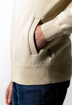 Discount Dubbelgebreid vest van katoen-linnen Vesten