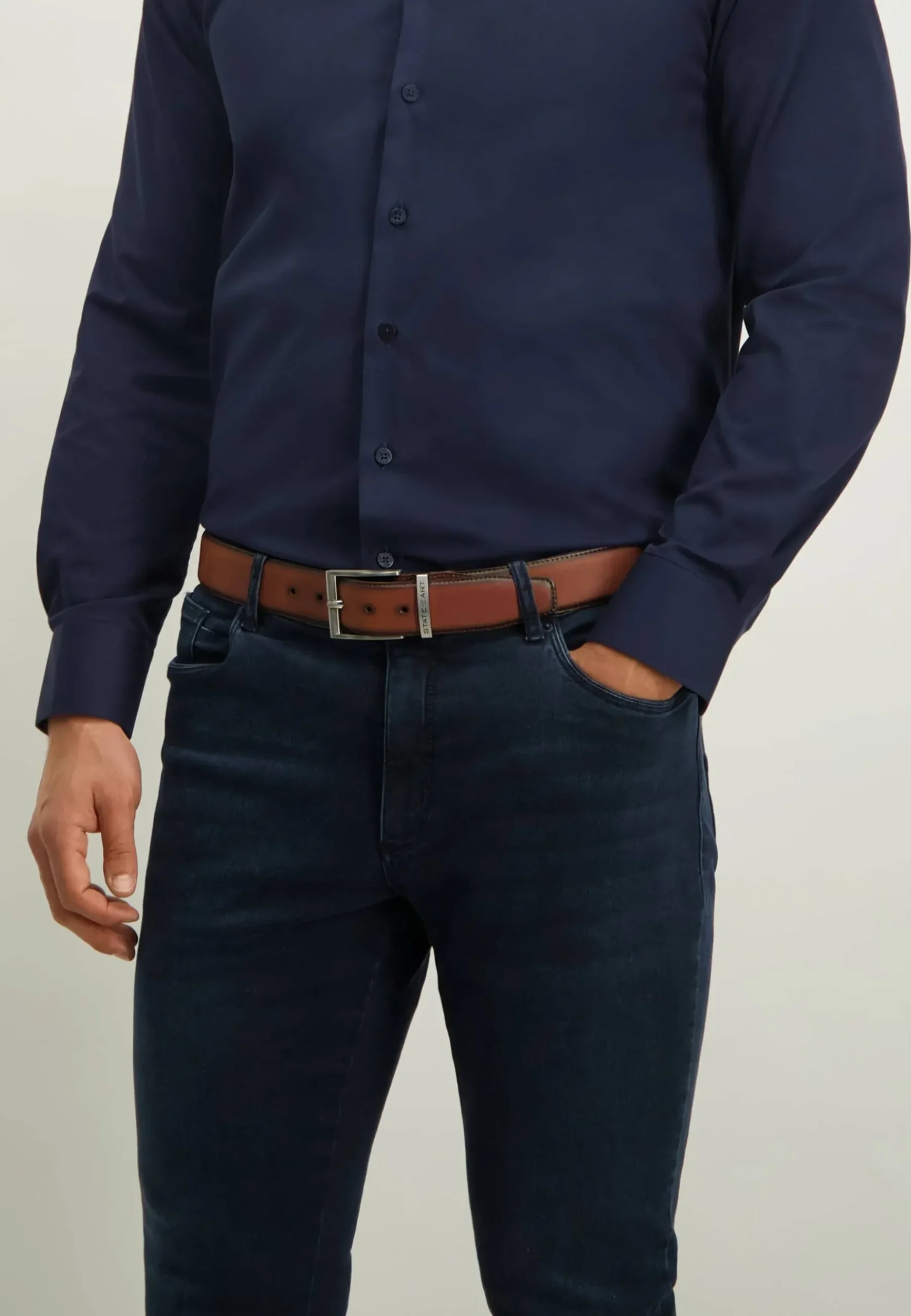 Best ESSENTIALS riem van ranger leder Riemen