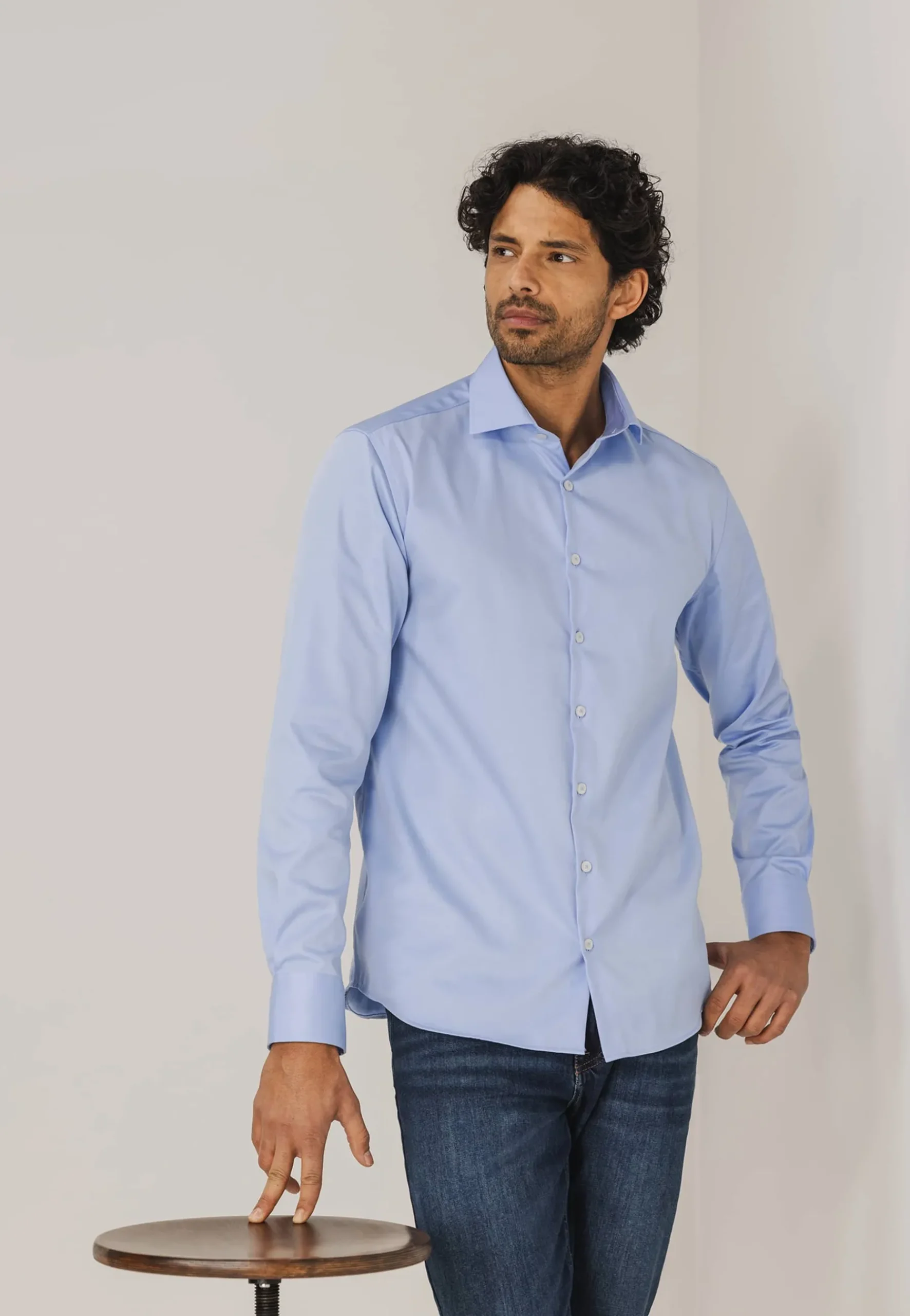 ESSENTIALS strijkvrij overhemd Overhemden