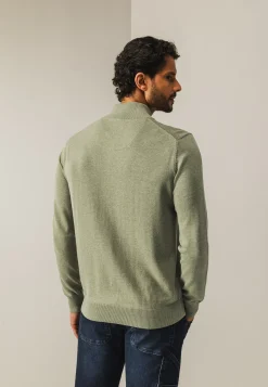 New Fijngebreid vest met rits Vesten