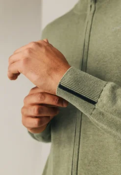 New Fijngebreid vest met rits Vesten