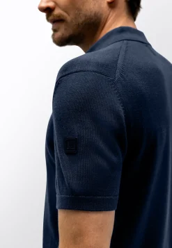 Hot Fijngebreide polo van katoen-modal Polo's