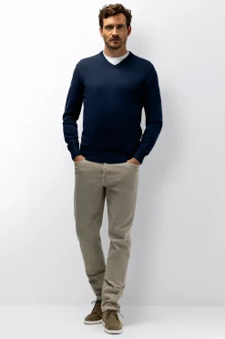 New Fijngebreide trui van katoen-modal Truien